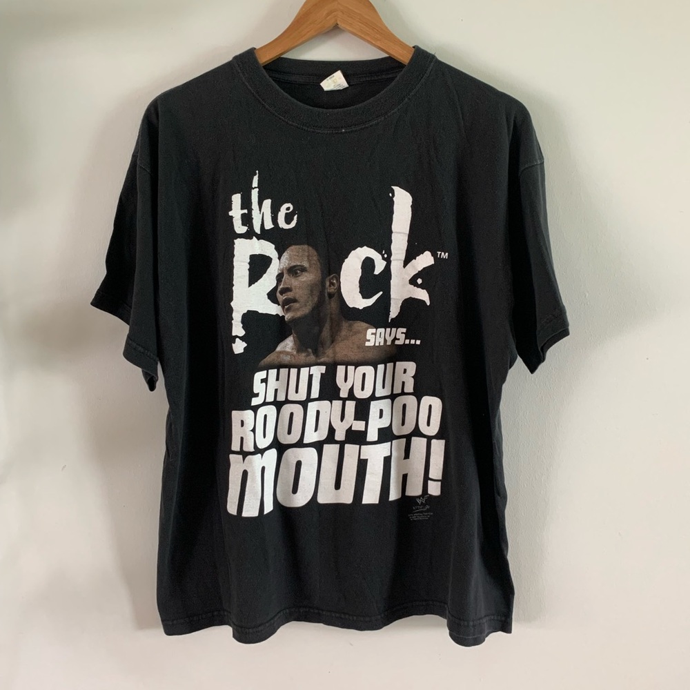 Vintage The Rock WWF Tee